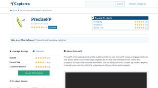 PreciseFP Reviews and Pricing - 2019 - Capterra