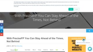 With PreciseFP You Can Stay Ahead of the Times, Not Behind