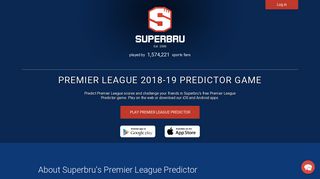 Superbru - Premier League 2018-19 Predictor Game