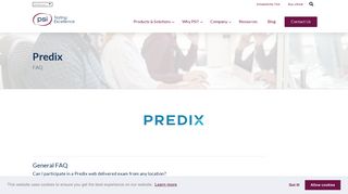 Predix | PSI Online - PSI Services LLC