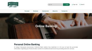 Personal Online Banking › Preferred Bank