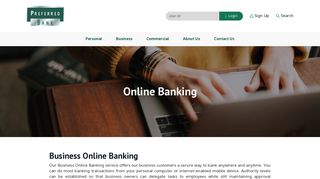 Business Online Banking › Preferred Bank