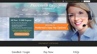 Pay a Bill - Preferred Employers Insurance