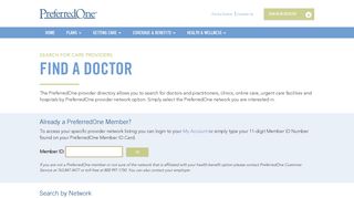 PreferredOne Online Provider Directory Search
