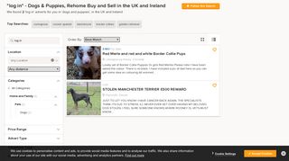 log in - Dogs & Puppies, Rehome Buy and Sell | Preloved