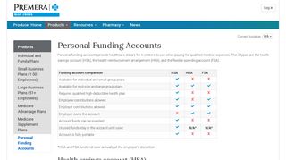 Personal Funding Accounts | Producer | Premera Blue Cross
