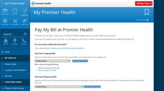 Pay My Bill at Premier Health