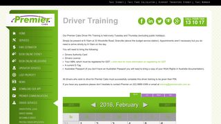 Driver Training | Premier Cabs