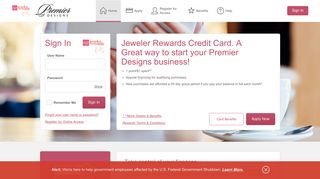Premier Designs Jeweler Rewards Card - Manage your account