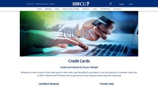 Credit Union Credit Card Options | RBFCU