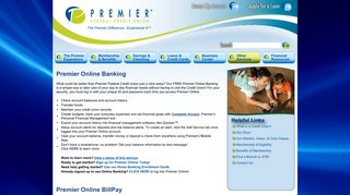 Online Banking & Bill Pay - Premier Federal Credit Union