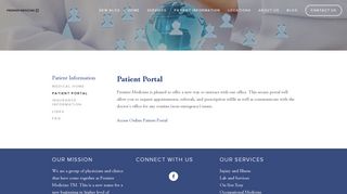 Patient Portal — Premier Medicine
