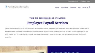 Employee Payroll Services | Premier Employer Services | Denver PEO