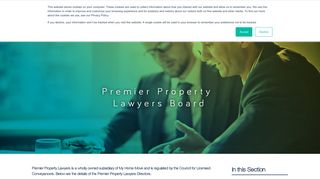 Premier Property Lawyers Board - My Home Move