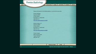 Premier Radiology - Payment