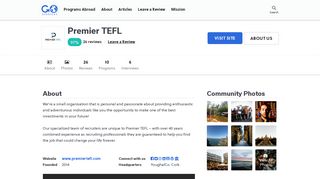 Premier TEFL | Reviews and Programs | Go Overseas