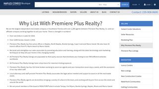 Why Premiere Plus Realty Co - Why List With Us