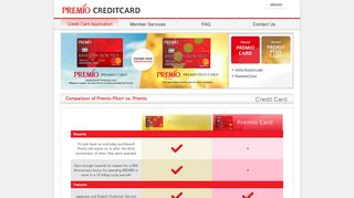 Credit Card Application - PREMIO CARD