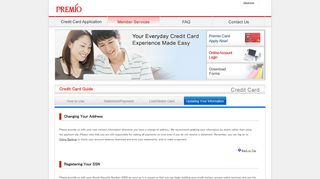 Credit Card Guide - PREMIO CARD