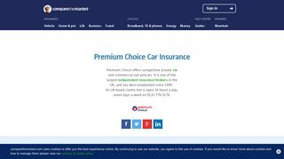Premium Choice Car Insurance | comparethemarket.com
