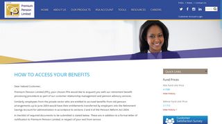 How to access your benefits - Premium Pension Limited