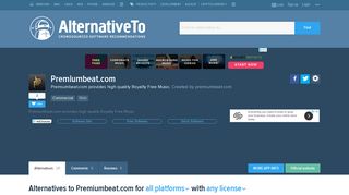 Premiumbeat.com Alternatives and Similar Websites and Apps ...