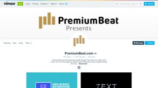 PremiumBeat.com on Vimeo