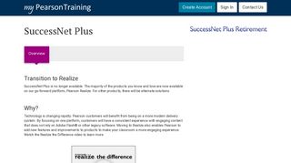 SuccessNet Plus - Overview | MPT | My Pearson Training | Pearson