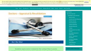 Doctors – Appraisal & Revalidation - Tameside Hospital