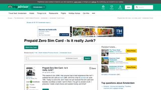 Prepaid Zero Sim Card - Is it really Junk? - Amsterdam Message ...