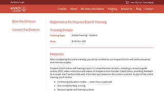 Online Training – Student - Enrich Canada