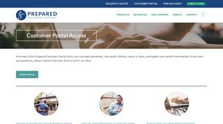 Customer Portal | Prepared Insurance - Homeowners, Renters ...