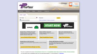 PrePass.com - Log In