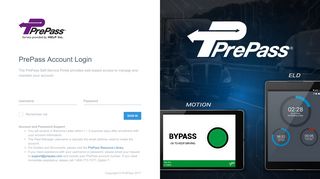 PrePass Account Login
