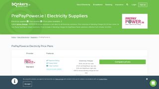 PrePayPower.ie | Gas Suppliers | bonkers.ie