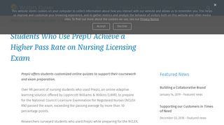 Students Who Use PrepU Achieve a Higher Pass Rate on Nursing ...