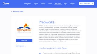 Prepworks - Clever application gallery | Clever