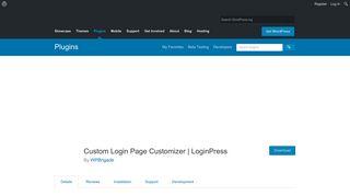 Custom Login Page Customizer | LoginPress | WordPress.org