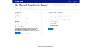 Sign in - Microsoft Press Store