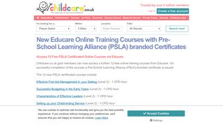 PSLA Certificated Online Training Courses from Educare - Freefor ...