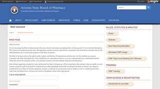 Log in - Controlled Substances Prescription Monitoring Program - AZ ...