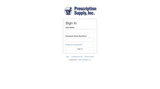 Prescription Supply Login