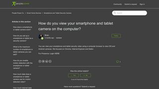 How do you view your smartphone and tablet camera on the computer ...