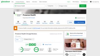 Presence Health Reviews in Chicago, IL | Glassdoor