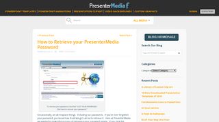 How to Retrieve your PresenterMedia Password PresenterMedia Blog