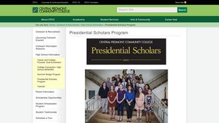 Presidential Scholars Program — CPCC