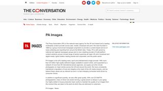 PA Images The Press Association - The Conversation
