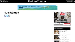 Our Newsletters - Press Democrat