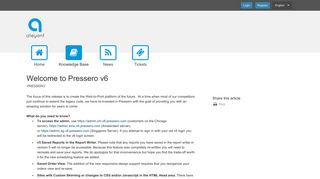 Welcome to Pressero v6 - Aleyant Systems - Aleyant Support