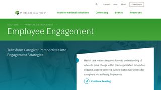Employee Engagement - Press Ganey Associates